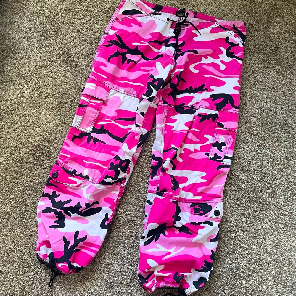 ROTHCO Pink Camo Cargo Pants XS